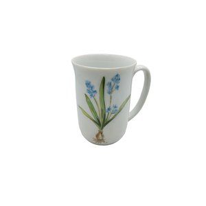vintage horchow collection scilla bifolia porcelain floral coffee/tea cup